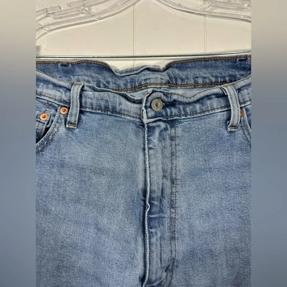 Levis 550 Men’s Size 40x30 Relaxed Fit Straight Denim Blue Jeans Cotton - Picture 3 of 12